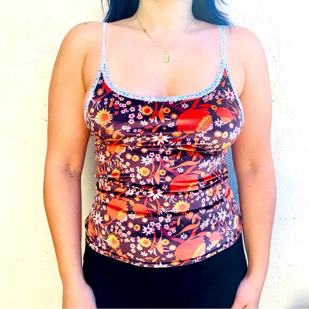 Solstice Intimates velvet undershirt tank top